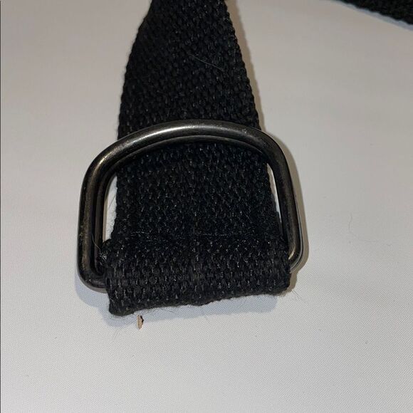 Men black canvas belt - Picture 5 of 9